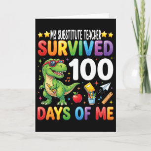 Mein Vertretungslehrer überlebte 100 Tage von mir Karte