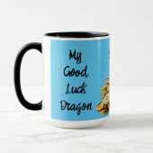 Mein Viel Glück Dragon kann individuell angepasst Tasse (Links)