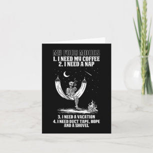 Mein vierjähriges Halloween-Kostümtrinken Karte