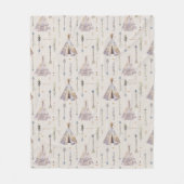 Mein Village Teepee Fleecedecke (Vorderseite)