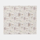 Mein Village Teepee Fleecedecke (Vorderseite (Horizontal))