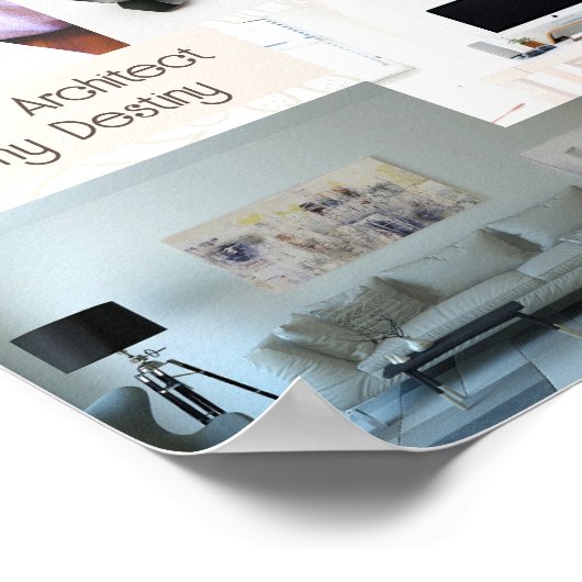 Mein Vision Board My Dreams Poster (Ecke)