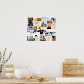 Mein Vision Board My Dreams Poster (Küche)