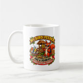 Mein Vogelfutterhaus hat ein Eichhörnchen Lustiger Kaffeetasse (Links)