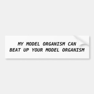 MEIN VORBILDLICHER ORGANISMUS KANN IHREN AUTOAUFKLEBER