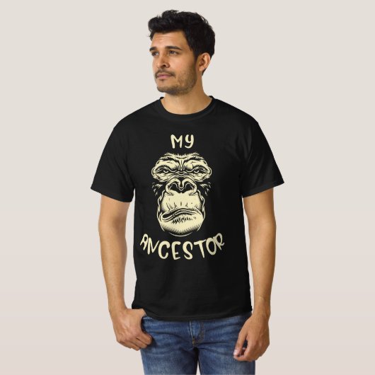 Mein Vorfahren, der Gorilla T-Shirt (Vorne ganz)
