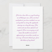 Mein Vormund - Angel-Grußkarte Feiertagskarte (Rückseite)