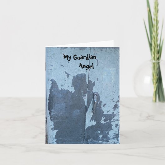 Mein Wächter Angel 👼 Dankeskarte (Vorderseite)