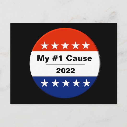 Mein Wahlproblem 2022 Postkarte (Vorderseite)