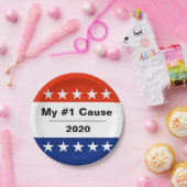 Mein Wahlthema 2020 Pappteller (Party)