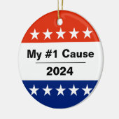 Mein Wahlthema 2024 Keramik Ornament (Links)