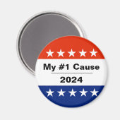 Mein Wahlthema 2024 Magnet (Vorderseite/Rückseite)