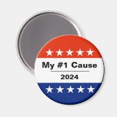 Mein Wahlthema 2024 Magnet (Vorderseite/Rückseite)