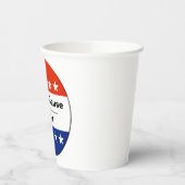 Mein Wahlthema 2024 Pappbecher (Links)