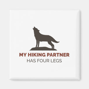 Mein Wanderpartner hat vier Beine Magnet
