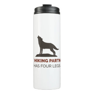 Mein Wanderpartner hat vier Beine Thermosbecher