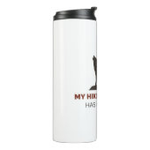 Mein Wanderpartner hat vier Beine Thermosbecher (Nach links gedreht)