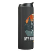 Mein Wanderpartner hat vier Beine Thermosbecher (Nach links gedreht)