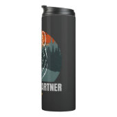 Mein Wanderpartner hat vier Beine Thermosbecher (Nach rechts gedreht)