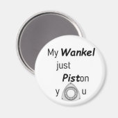 Mein Wankel ... - Motor Magnet (Vorderseite/Rückseite)