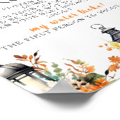 MEIN WASSERBROKE Baby Duschgel ein wenig Pumpkin Poster (Ecke)