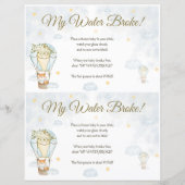 Mein Wasserbroke! Baby Shower Game (Vorderseite)