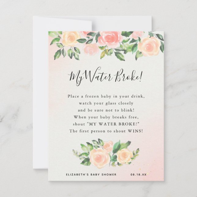 Mein Wasserbrot | Baby Showspiel (Vorderseite)