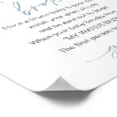 Mein Water Broke Twinkle Star Baby Shower Game Boy Poster (Ecke)