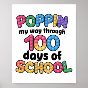 Mein Weg durch 100 Tage Schule überlebte Poster