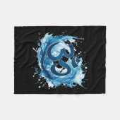 Mein Weg durch 100 Tage Schulkinder 100. Fleecedecke (Vorderseite (Horizontal))