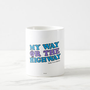 Mein Weg oder die Autobahn Kaffeetasse