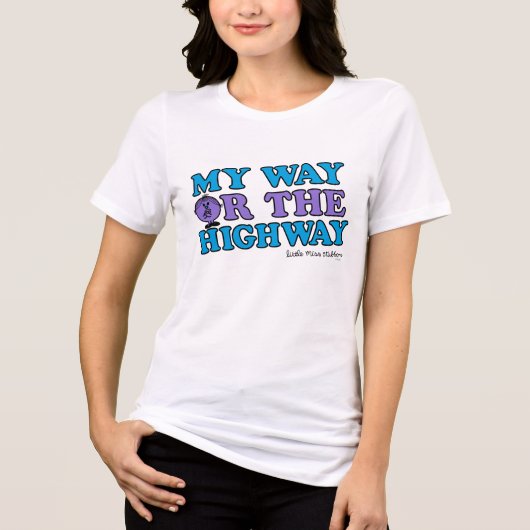 Mein Weg oder die Autobahn Tri-Blend Shirt (Vorderseite)