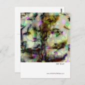 MEIN WEG POSTKARTE (Vorne/Hinten)