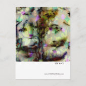 MEIN WEG POSTKARTE (Vorderseite)