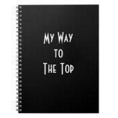 Mein Weg zum Top-Motivierend ErfolgsNotebook Notizblock (Vorderseite)