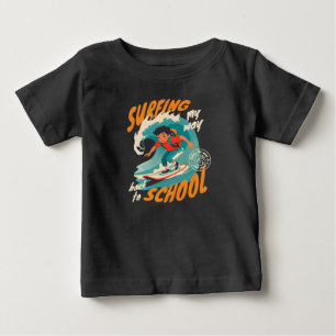 Mein Weg zurück zur Illustration der Schule Baby T-shirt
