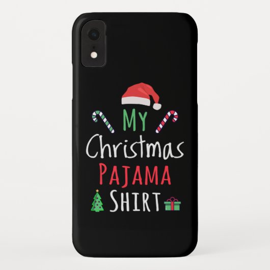Mein Weihnachts-Pajama-Shirt Case-Mate iPhone Hülle (Rückseite)