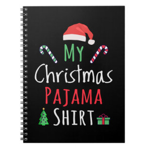 Mein Weihnachts-Pajama-Shirt Notizblock