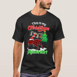 Mein Weihnachts-Pyjama-Weihnachtsstrumpf Santa Din T-Shirt