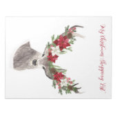 Mein Weihnachts-Shopping-List-Notepad Notizblock (Vorderseite)