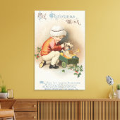 Mein Weihnachts-WishKid, Spielzeug zu beobachten Leinwanddruck (Insitu (Wohnzimmer))