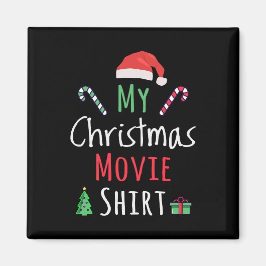 Mein Weihnachtsfilm-Shirt Magnet (Vorne)