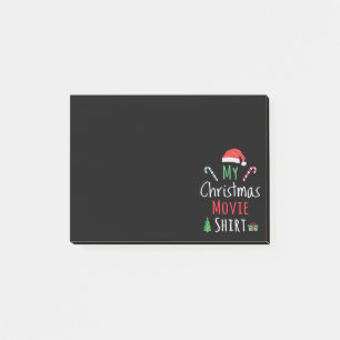 Mein Weihnachtsfilm-Shirt Post-it Klebezettel