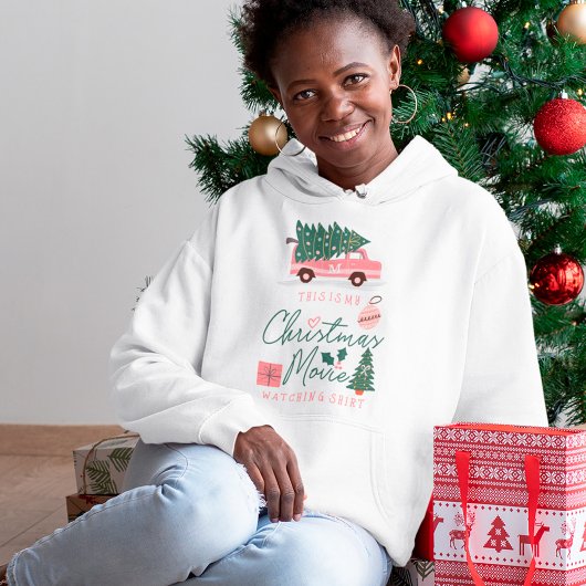 Mein Weihnachtsfilm sieht Shirt Pink Retro Van