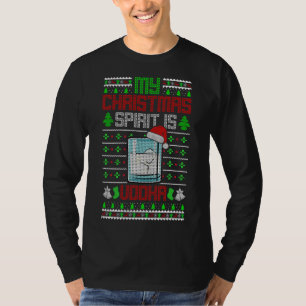 Mein Weihnachtsgeist ist Vodka - Funny Drink Ugly T-Shirt