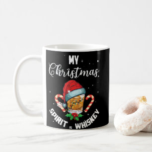 Mein Weihnachtsgeist ist Whiskey Drink Kaffeetasse