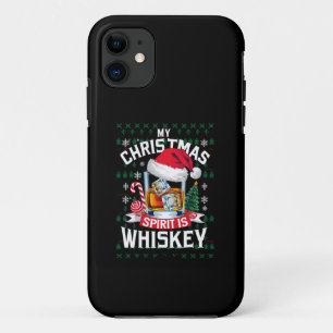 Mein Weihnachtsgeist ist Whiskey hässlicher Sweate Case-Mate iPhone Hülle