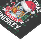 Mein Weihnachtsgeist ist Whiskey Ugg Sweater Xmas  Kurzer Tischläufer (Ecke)
