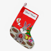 Mein Weihnachtsgeschenk Kleiner Weihnachtsstrumpf (Vorderansicht (hängend))