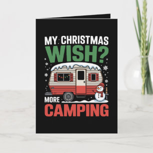 Mein Weihnachtswunsch Mehr Camping Wohnmobil Schne Karte